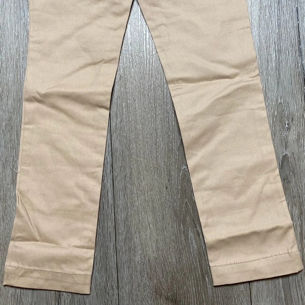 Old Navy Girl School Uniform Kaki Stretch Skinny Adjustable Waist Pants Size 6